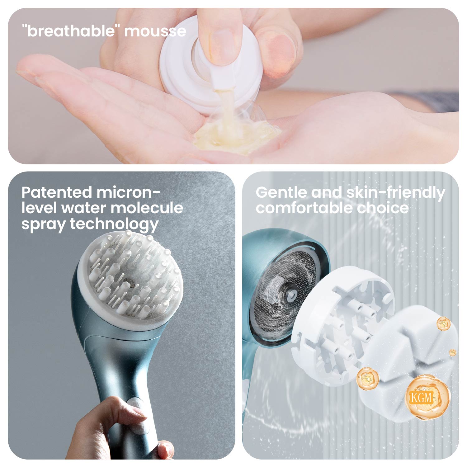 Portable Shower & Dryer Machine (for Humans) Crescent White