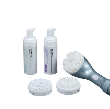Accessories-Cleaning Pad and Cleaning cotton+Cleaning Pad;Short Hair Cleaning Head and Long Hair Cleaning Head;  Shampoo and Shower Gel